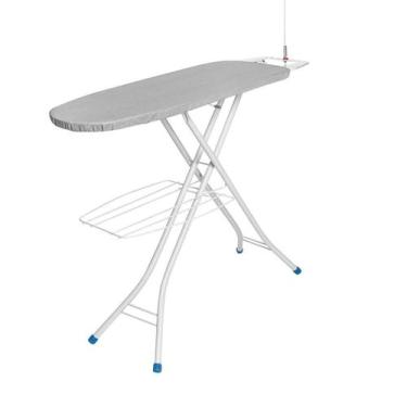 Imagem de Tábua de Passar Roupa em Aço Reforçada Metalizado Resistente e Moderna