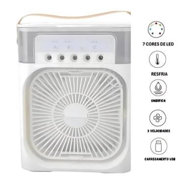 Imagem de Mini umidificador multifuncional com design moderno e funcional - ASAF