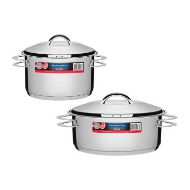 Imagem de Jogo De Panelas Solar 2 Pçs Inox Pit 2, 3 Tramontina