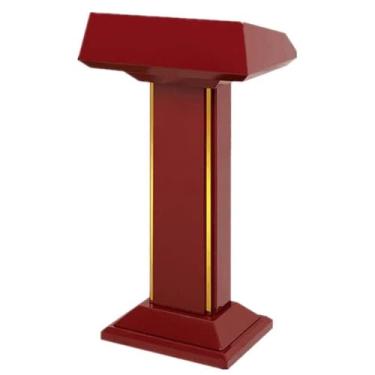 Imagem de Podiums Suporte de pódio de aço inoxidável, mesa de pódio anfitrião, palestrante, recepção de boas-vindas de hotel para professores de igrejas