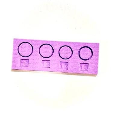 Imagem de R382 Molde de silicone kit anéis pequeno resina decorar - confeitaria 