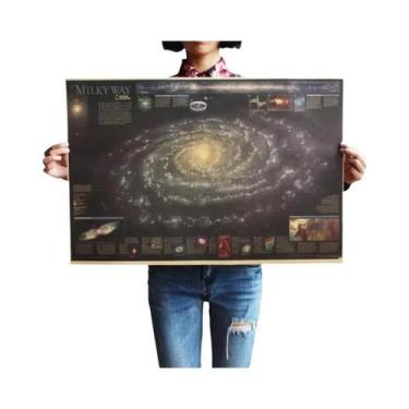 Imagem de Mapas Do Mundo Vintage Retro Em Papel Kraft, Pôster Da Lua, Adesivo De