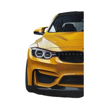 Imagem de Pôster De Corrida De Carro Esportivo De Luxo BMW M4 Em Tela Para Decor