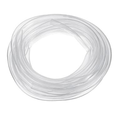 Imagem de YELARXI Mangueira de PVC transparente, tubo de água de plástico flexível, mangueira de vinil leve - adequado para (jardim/piscina/bomba/aquário/tanque de peixes), 0,31" (8 mm) ID e 0,39" (10 mm) OD e