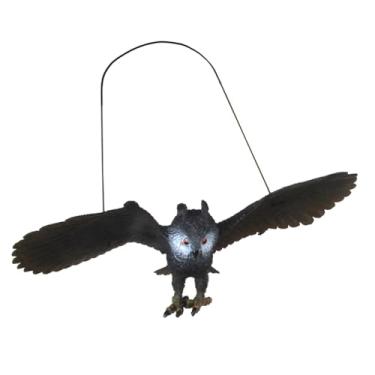 Imagem de simhoa Estátua de águia em Modelo Simulado, Ornamento para Crianças, Figura de Animal, S preto
