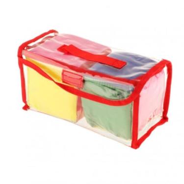 Imagem de Generic 2Pcs Cubos de Jogo com Bolsa de Armazenamento Palavras Cubos de Ensino Cubos de Bolso para Blocos Brinquedos Atividade Pré-Escolar Jardim de Infância