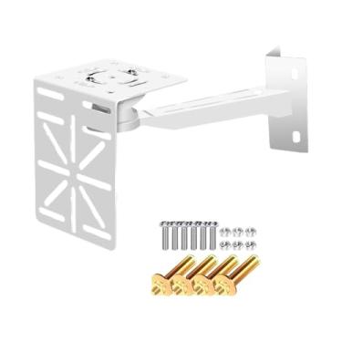 Imagem de IEUDNS Suporte de montagem para câmera de segurança CCTV, braçadeira de montagem, resistente, formato L, suporte para câmera domo para pátio externo, quintal, Montagem em Poste Vertical