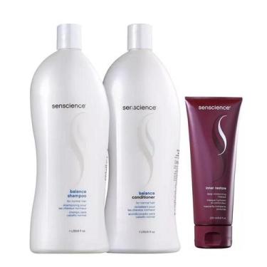 Imagem de Senscience Balance - Shampoo+Condicionador 1L+Mascara Inner Restore De
