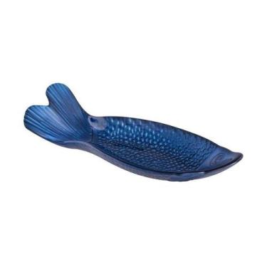 Imagem de Petisqueira costa fish 25 x 9 cm ntga home style, AZUL