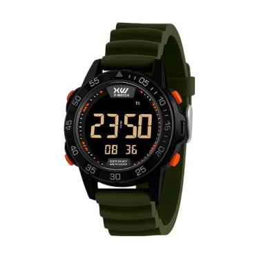 Imagem de Relógio Masculino XWatch Preto Cronógrafo Digital Original Resistente 