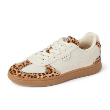 Imagem de REEF Sapato feminino Boardwalk Callie, camurça premium, palmilha acolchoada, Cheetah, 37