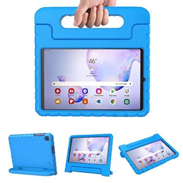 Imagem de SIMPLEWAY Capa para tablet Samsung Galaxy Tab A 8.4 2020 (modelo SM-T307/T307U), leve, à prova de choque, durável, resistente, à prova de crianças, com alça conversível dobrável para Tab A 8.4 2020