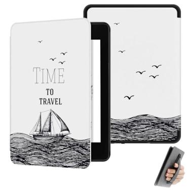 Imagem de GUKSRASO Capa para Kindle 11ª Geração 2024/2022 (6", Modelo: C2V2L3/RS23CV) - Função Inteligente de Despertar/Dormir Automática, com Alça de Mão