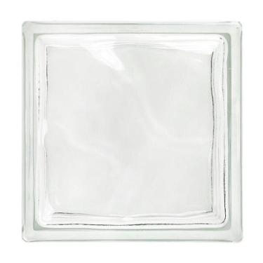 Imagem de Kit 6 Tijolos de vidro transparente bloco 19x19x8 - Multilit