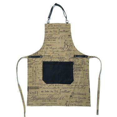 Imagem de Avental Vivain Churrasqueiro Adulto Marrom