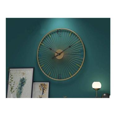 Imagem de Relógio De Parede 3D Roda Bicicleta Design Europeu 50Cm