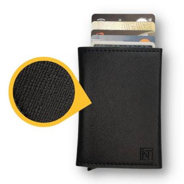 Imagem de Carteira Fibra Com Imã Exclusividade Atni Bloqueio Rfid