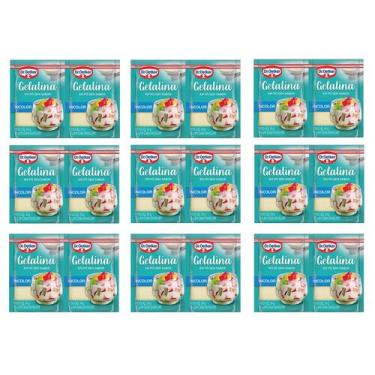 Imagem de GELATINA SEM SABOR DR. OETKER 24g - CAIXA C/9 SACHÊS