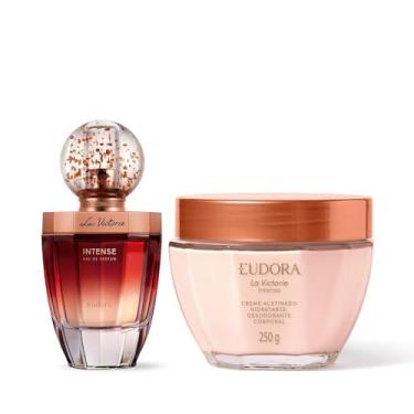 Imagem de Eudora Kit La Victorie Intense: Eau de Parfum 75ml + Creme Acetinado 250g