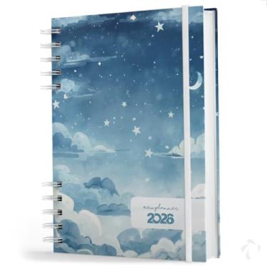 Imagem de NISTI PRINT, Agenda Planner Visão Semanal E Mensal Capa Dura Dream Sky