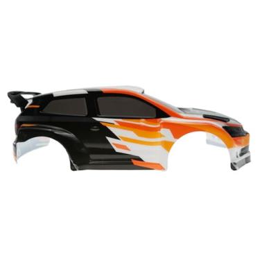 Imagem de YIJU 1/12 RC Car Body Shell, RC Vehicle Bodies, Fácil de instalar, PVC resistente, peças de reposição, acessórios para carros de controle remoto para, Laranja Branco