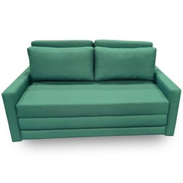 Imagem de Sofá Cama Casal Tecido Impermeável Acquablock Medida 160cm - 4R Estofa