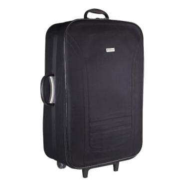 Imagem de Mala De Tecido Com Rodinhas Tamanho Bordo - Argentina (Preto)