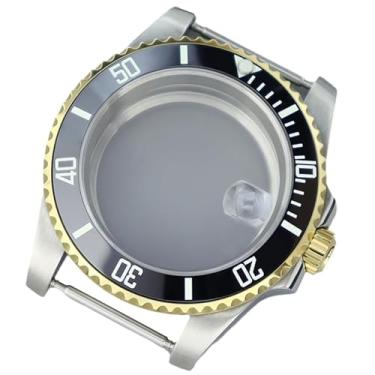 Imagem de FEIYASHI 40 mm Gold Diveing SUB Relógio Masculino Aço Caixa Vidro Safira para NH35 NH34/36 8215 2824 Movimento Acessórios de Relógio (Tampa inferior de vidro 3, para NH35 34 36 38 Movimento)