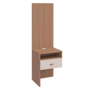 Imagem de Modulo Lateral em L Setiba Plus Rimo Carvalho/Palha