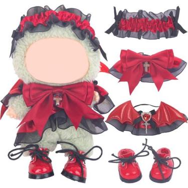 Imagem de Conjunto de designer de roupas Labubu Doll Outfit para Labubu Doll - J