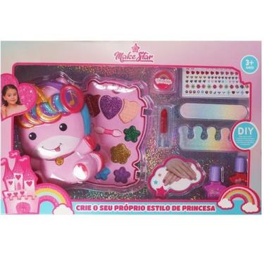Imagem de Kit Maquiagem e UNHA Unicornio Make STAR - Unitoys