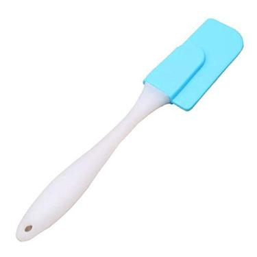 Imagem de ZAWELIYO Misturador Raspador de Creme de Manteiga de Silicone para Assar - Espátula de Qualidade Alimentar para Ferramenta de Cozinha, Raspador de Mistura Resistente Ao Calor para Preparação de (Azul)