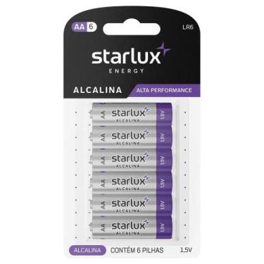 Imagem de Pilha Starlux Energy Alcalina AA 6 Unidades