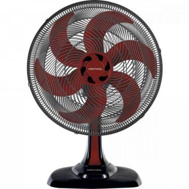 Imagem de Ventilador De Mesa 50 Cm 127v Turbo6 Vermelho Ventisol