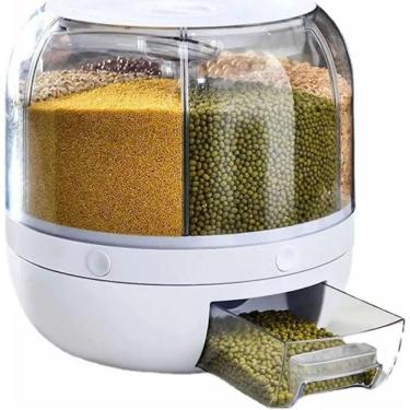 Imagem de Pote De Grãos Giratório Para Armazenagem