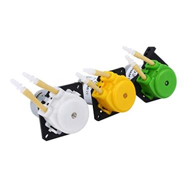 Imagem de Bomba peristáltica de dosagem CC 12 V, fácil de limpar e manter, aquário, produtos químicos, fluidos, plantas experimentais, diâmetro 27,6 x 37,9 mm, adequado para família, meio ambiente com diâmetro