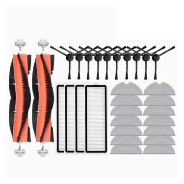 Imagem de Compatible With Xiaomi Mi Robot Vacuum-Mop 2 STYTJ03ZHM Vacuum Cleaner Accessories Hepa Filter Mop Cloth Main Side Brush Spare Parts(Yellow)