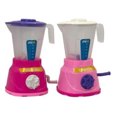 Imagem de Mini Liquidificador Infantil Presente Criança Rosa - Iba