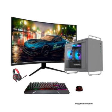 Imagem de Computador Gamer Tiny Ryzen 5 5600GT 16gb DDR4 3200Mhz 1Tb Nvme Monito