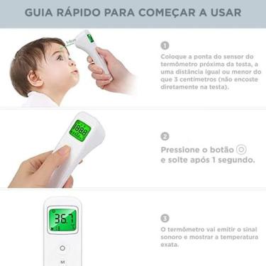 Imagem de Termômetro De Testa A Distância Digital Infravermelho - Bioland