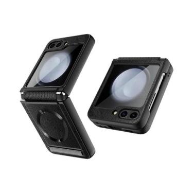 Imagem de Capa De Couro Com Proteção Completa Para Samsung Galaxy Z Flip 7 6 5, 