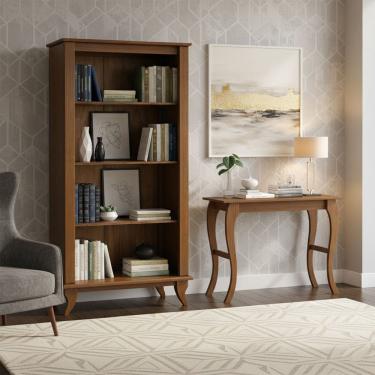 Imagem de Buffet Aparador + Cristaleira em Madeira Móveis Retrô Luiz Xv Castanho