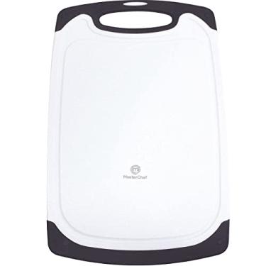 Imagem de Tábua Corte, Gastronomie, 1 Unidade, 40 cm X 25 cm, Branca e Preta, MasterChef