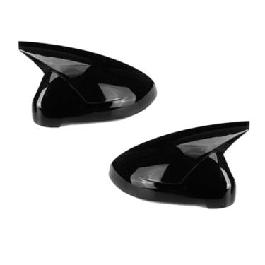 Imagem de DULPER Tampa do espelho retrovisor adequado para Audi A4 B9 A5 S4 2017-2024 17 18 19 20 21 22 23 2024 Audi A4 B9 A5 S4 Exterior Side Mirror Caps Decorativo, 2 pacotes (Preto Brilhante)