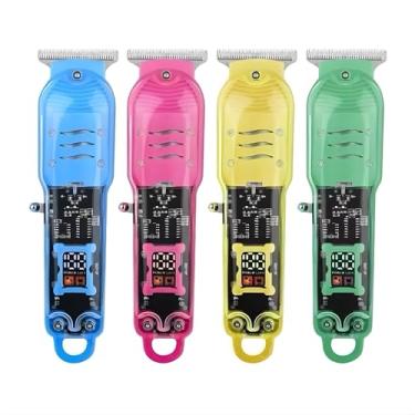 Imagem de 3 Máquina de Cortar Cabelo, Barba e Pelos Sem Fio Maquininha Recarregável com pentes, acabamento de precisão painel digital bateria duradoura e carga por cabo leve e silenciosa para uso em casa e viagem (3)