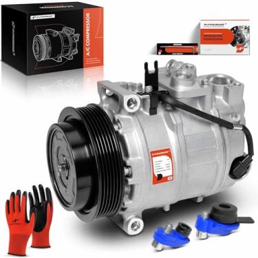 Imagem de A-Premium Compressor De Ar Condicionado Com Embreagem Compatível Porsche Cayenne 2015-2018 3.6L, 911 2014-2014, Boxster 2009-2014, Cayman 2009-2012/2014-2014, Polia 6 Ranhuras