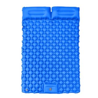 Imagem de Colchão de cama de acampamento - Tapete de dormir inflável com travesseiro - Equipamento portátil de mochila para barraca ao ar livre, trekking, caminhadas, viagens