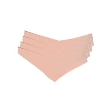 Imagem de Kit com 4 Calcinhas Fio Dental Hope 37850, Bege, G