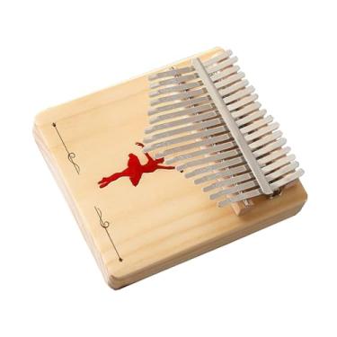Imagem de Piano de polegar Kalimba piano de dedo de 17 tons adequado para iniciantes entrarem no instrumento (cor: 01)