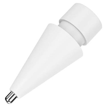 Imagem de Ponta para Apple Pencil 1ª e 2ª geração, Material TPE e Aço Inoxidável, Design Fino